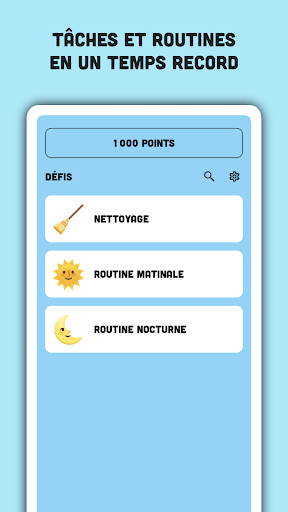 Aperçu de l'application