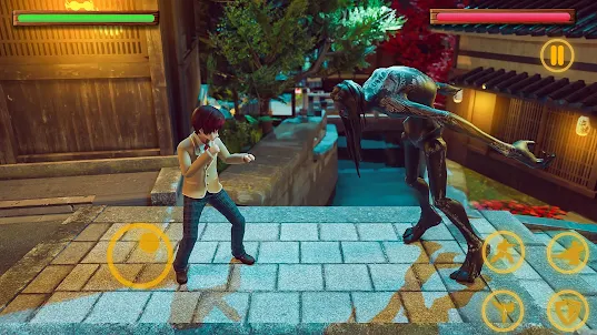 Anime Boy Zombie Fighting Game
