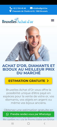 Android application Sell Gold-Bruxelles Achat d’Or screenshort