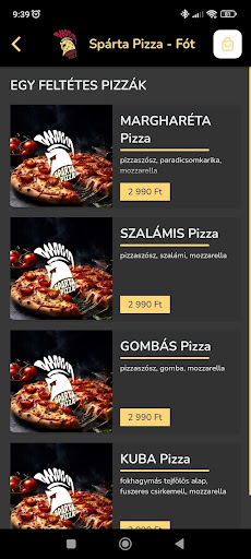 Spárta Pizza Screen 2