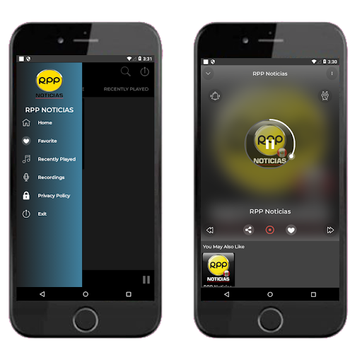 Android application Rpp Noticias en Vivo screenshort