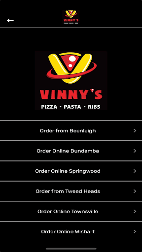 Vinnys Pizza Screen 3