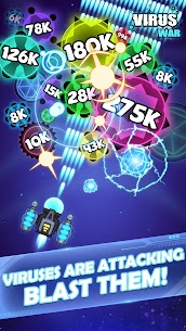 Virus War MOD APK- Space Shooting Game (Unlimited Coins) 6