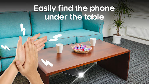Android application Find Phone by Clap, Whistle screenshort