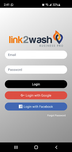 Link2Wash Business Pro Screen 2