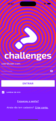 Android application ChallengesQuiz screenshort