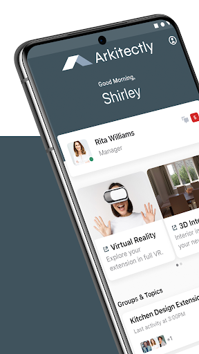 Android application Arkitectly - Client Portal screenshort