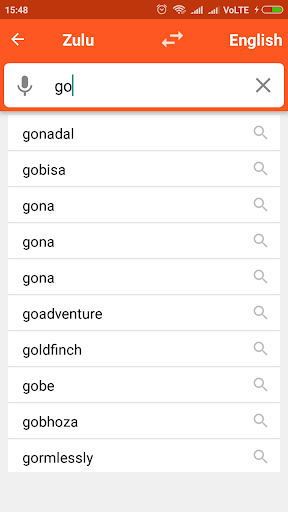 English To Zulu Dictionary