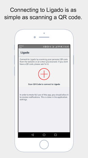 Android application Ligado screenshort