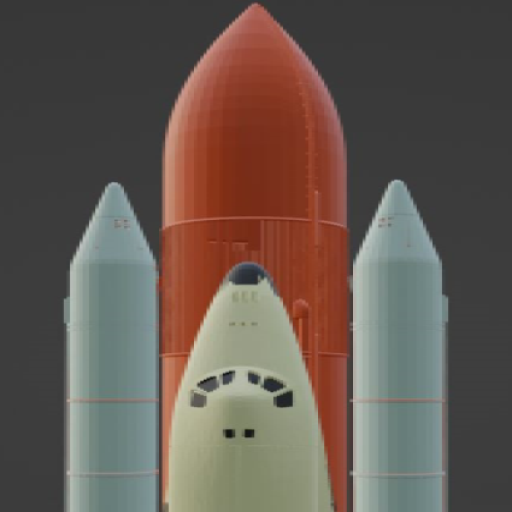 Space Rocket and Land logo
