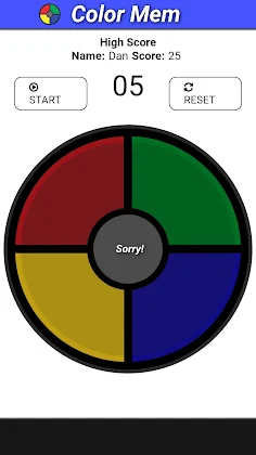 Color Memory (Simon) - Screenshot 4