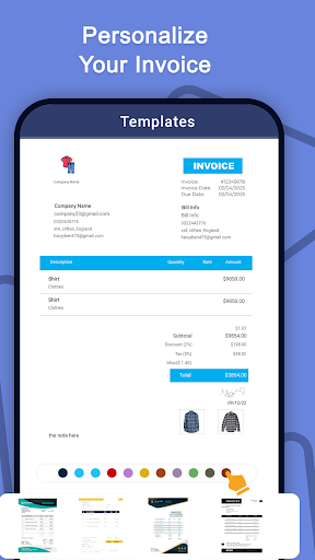 E Invoice Maker Screen 3