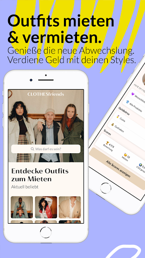 Android application CLOTHESfriends - Share Fashion screenshort