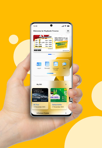 Android application Maybank Finance screenshort