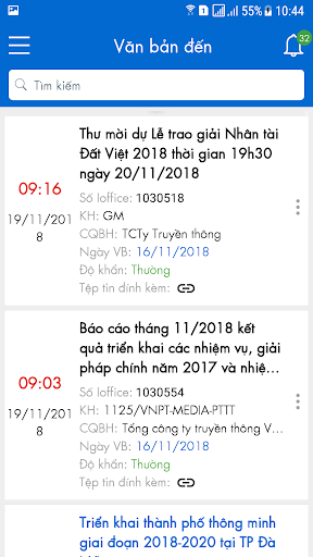 Android application Tập Đoàn VNPT screenshort