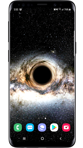 Black Hole 3D Live Wallpaper Screen 3