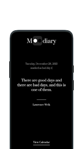 Moodiary - Good & Bad days Screen 2