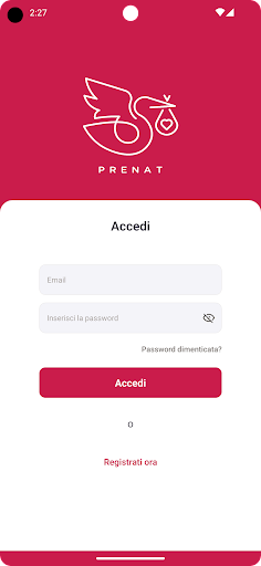 Android application PreNat screenshort