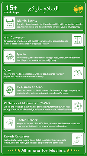 Android application Muslim Calendar Prayer Times screenshort