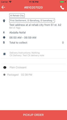 Breadfast Logistics Screen 2