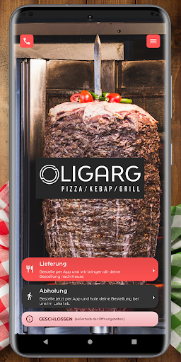 Android application Oligarg Pizza Kebap Grill screenshort