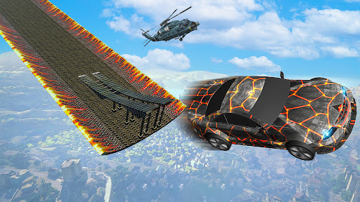 Android application Car Stunt : Driving Simulator screenshort