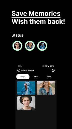 Android application Status Saver + screenshort