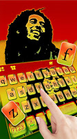 screenshot of Reggae Style Keyboard Theme
