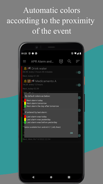 Screenshot 9 APR Alarma y aviso de remedio android