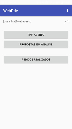 WebPdv Screen 2
