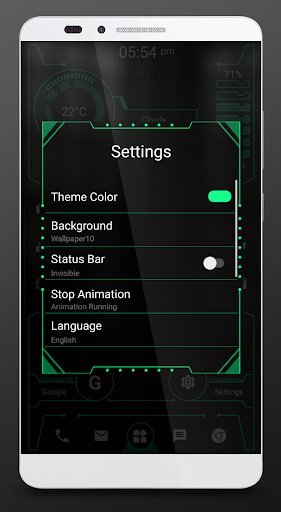 Screenshot of Futuristic Launcher 2, Applock