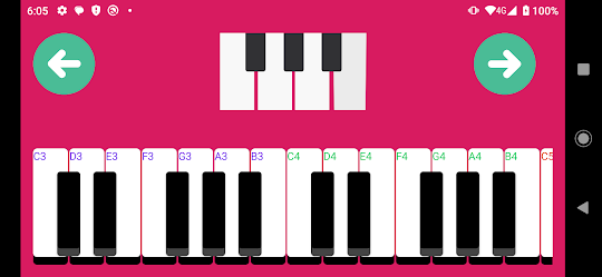 Application for play piano