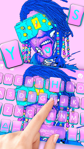 Bright Cyberpunk Keyboard Them Screen 2