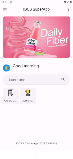 Android application IDOS Super Apps screenshort