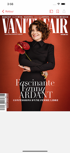 VANITY FAIR MAGAZINE FRANCE Screen 3