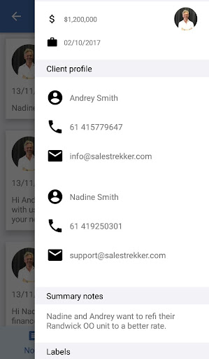 Salestrekker Screen 2
