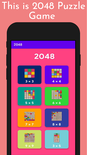 Android application 2048 screenshort