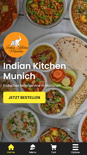 Android application Indian Kitchen Munich screenshort