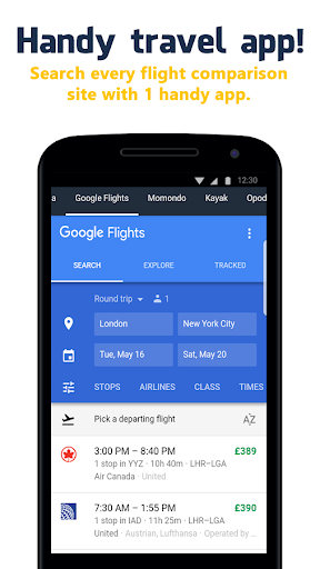 All Flight Tickets Booking app Screen 3