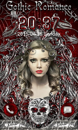 Android application Gothic Romance Go Locker Theme screenshort