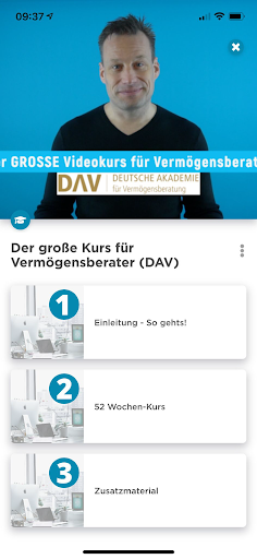 Android application Tim Wolff DAV screenshort