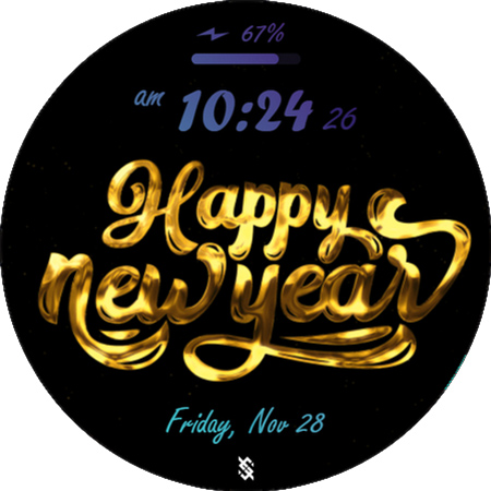 BFF39- Animation New Year Gold screenshot 18