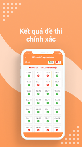 Android application Ôn thi GPLX ÔTô screenshort