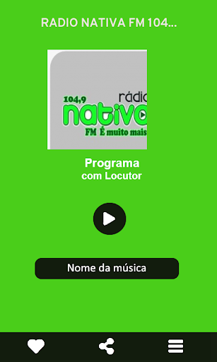 Rádio Nativa FM 104,9 Screen 2
