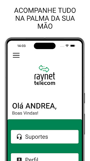 Android application Raynet screenshort