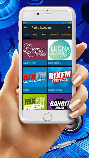 Android application Radio Sweden screenshort