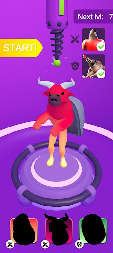 Android application Merge Creature Battle screenshort