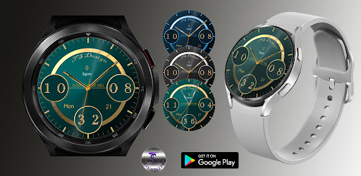 LuxuryAqua Watch Face Wear OS Screen 2