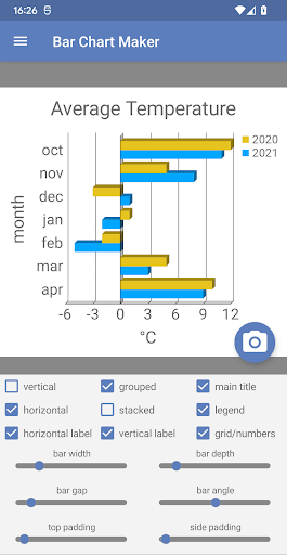 Screenshot of Bar Chart Maker Pro