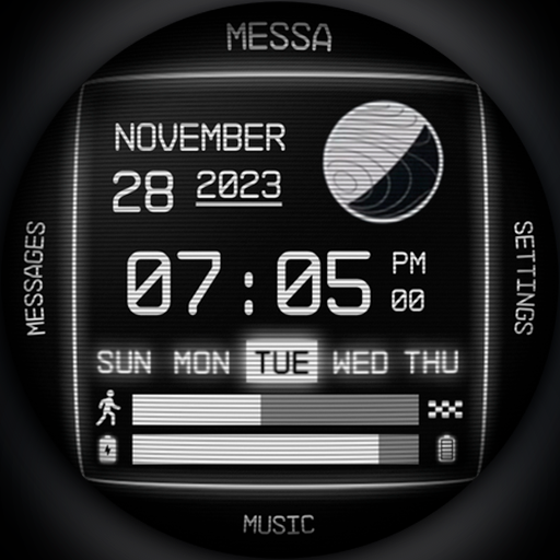 Space - Watch Face NASA Retro Laai af op Windows
